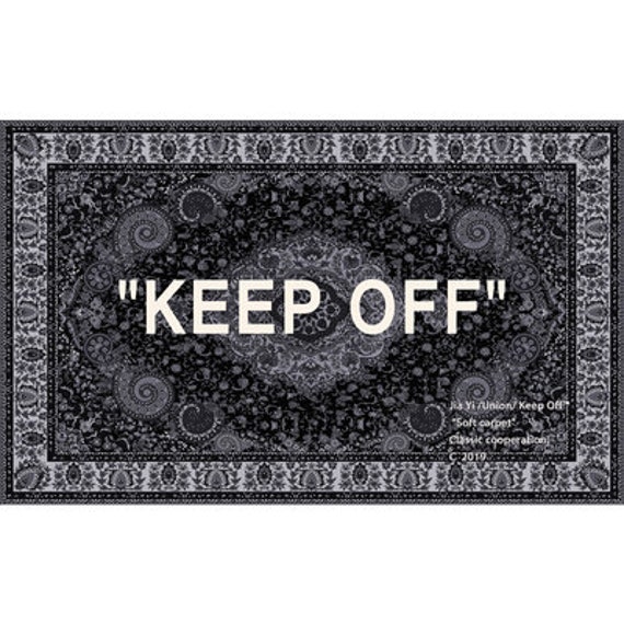 Ikea X Offwhite keep Off Rug Etsy