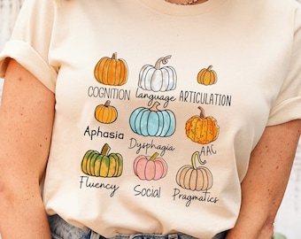Fall Speech Therapy Shirt, Aac Shirt, Speech Language Pathologist, Slp Shirt, Fall Shirt, Speech Pathology, Speech Therapist