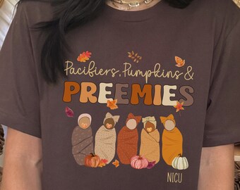 Fall Nicu Nurse Shirt, Nicu Nurse Shirt, Halloween Nicu Nurse Shirt, Neonatal Shirt, Neonatal Nurse, Autumn Nicu Shirt, Nicu Nurse Gifts