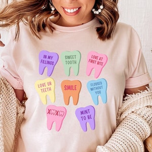 Valentine's Day Dentist Shirt, Dentist Gift, Valentines Dentist Shirt, Dentist Shirt, Dental Student Gift, Dental Hygienist Shirt