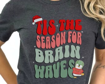 Christmas Neuro Nurse, Christmas Eeg Tech, Neurology Nurse, Brain Nurse, Neuroscience Nurse, Neurologist, Eeg Shirt, Neural Nurse