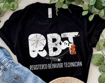 Halloween Rbt Shirts, Rbt shirts, Aba Shirts, BCBA Shirt, Aba Therapy Shirt, Halloween RBT shirt, Behavior Therapy, Behavior Technician