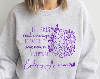 Epilepsy Awareness, Brain Shirt, Epilepsy Shirt, Epilepsy Sweatshirt, Epilepsy Warrior, Inclusion Shirt, Neurodiversity Shirt, Gift for Her
