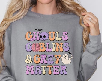 Halloween Neuro Nurse, Neurology Nurse, Neuroscience Nurse, Neuro Crew, Eeg Shirt, Neurologist Sweatshirt, Brain Nurse, Grey Matter Shirt