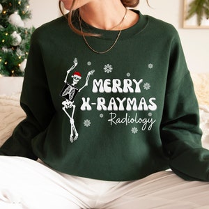 Christmas Radiology Sweatshirt, Radiologist Gifts, Xray Tech, Rad Tech, Radiology Shirt, Radiology Gifts, Christmas Sweater, Xray Gift