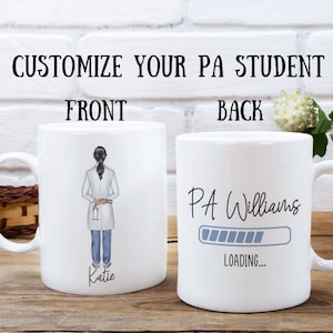 PA Student Gift, Future PA Gift, Physician Assistant School Gift,Custom Physician Assistant Mug, Physician Assistant, PA White Coat Ceremony