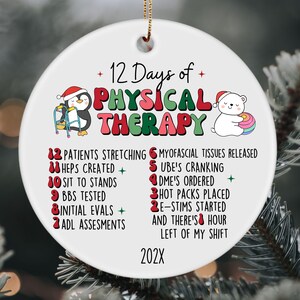 Christmas Physical Therapy Gifts, PT Ornament, Physical Therapist Gift, PTA Gifts, Dpt Gifts, Dpt Ornament, Pta Ornament, Physical Therapy