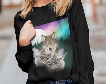 Three Wolf Moon - Etsy