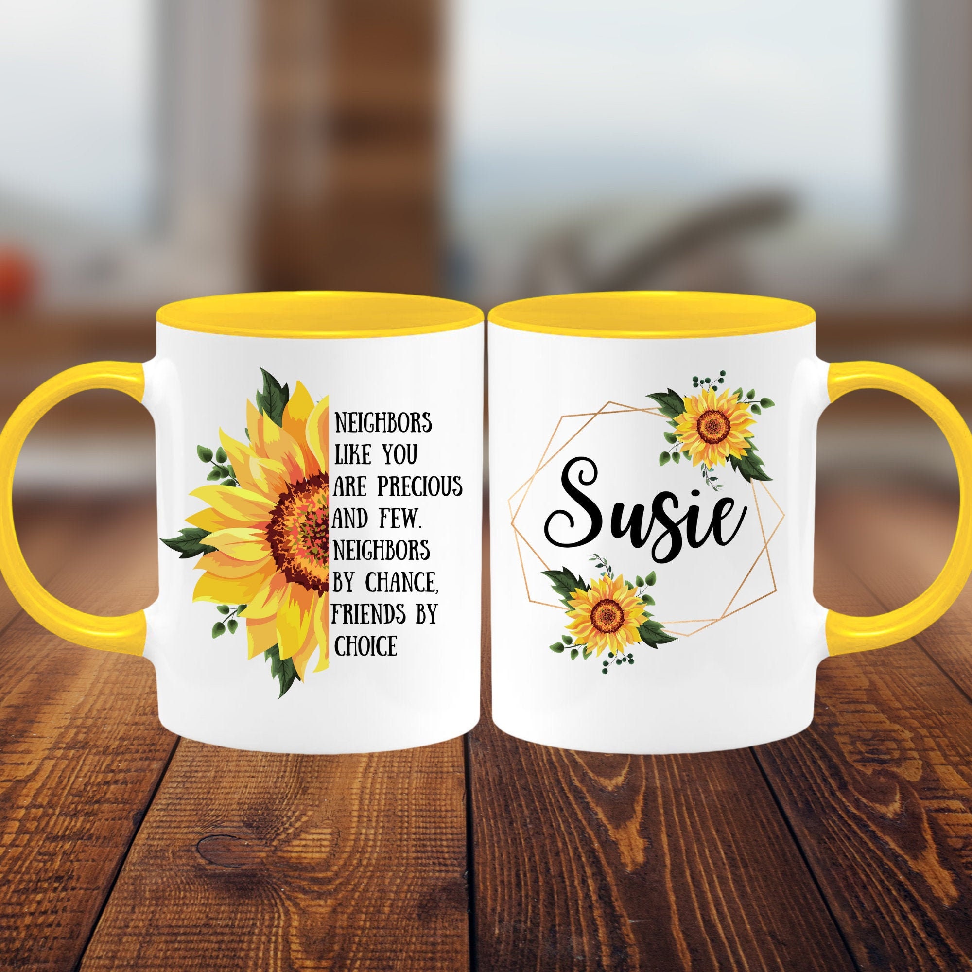 Thank you gifts for neighbors Best Neighbor Ever Mug Etsy