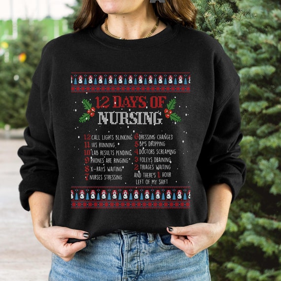 Ugly sweater hotsell nurse