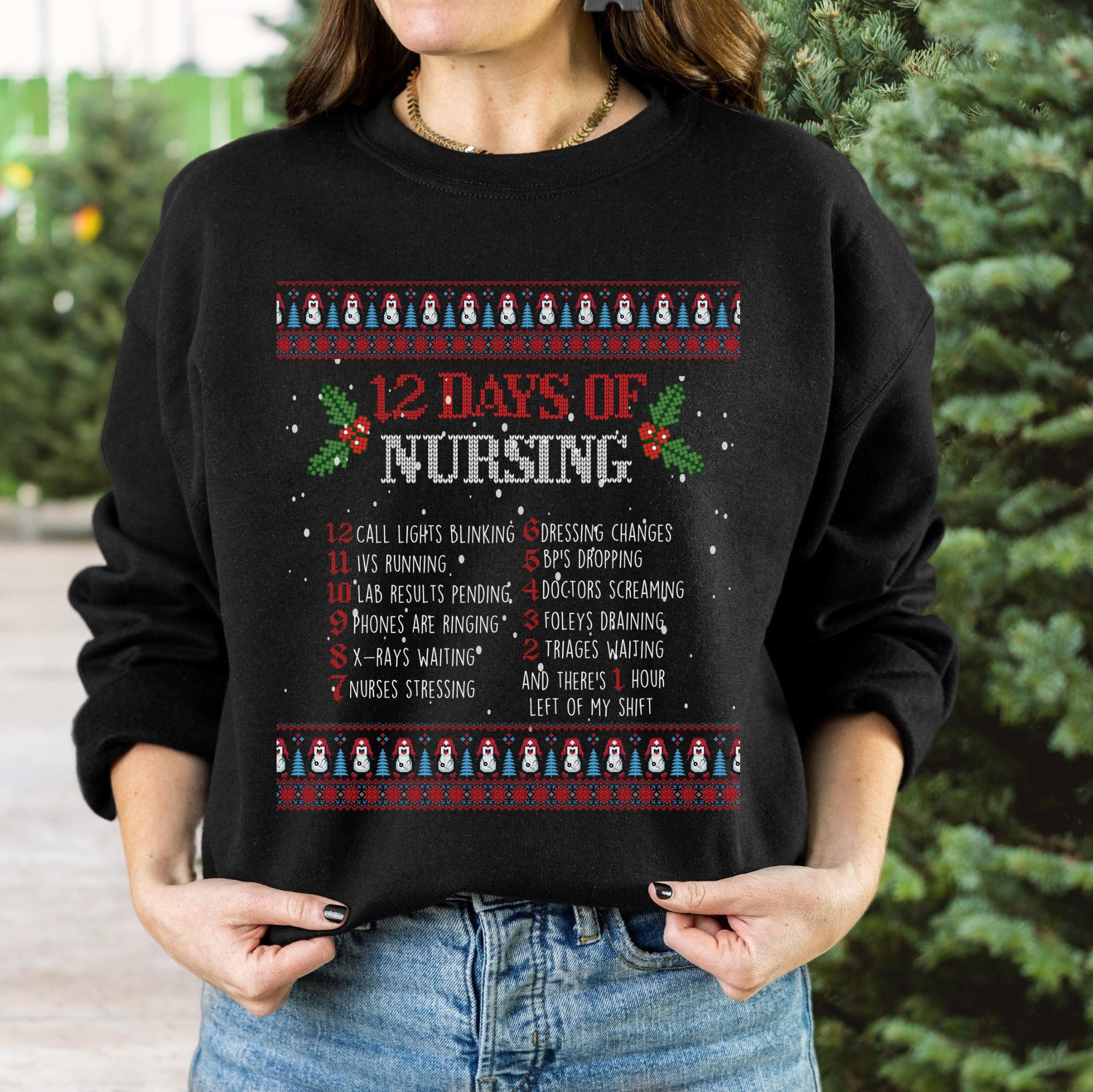 Nurse Ugly Sweater Etsy Canada