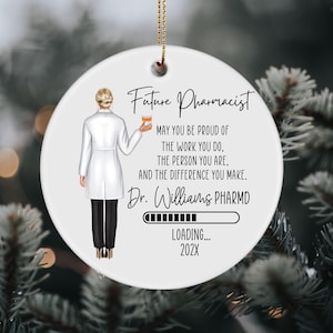 Pharmacist Gift, Pharmacy Gift, Pharmacy Gifts, PharmD, Pharmacist, Pharmacy Ornament, Pharmacy Grad, White Coat Ceremony, Future Pharmacist