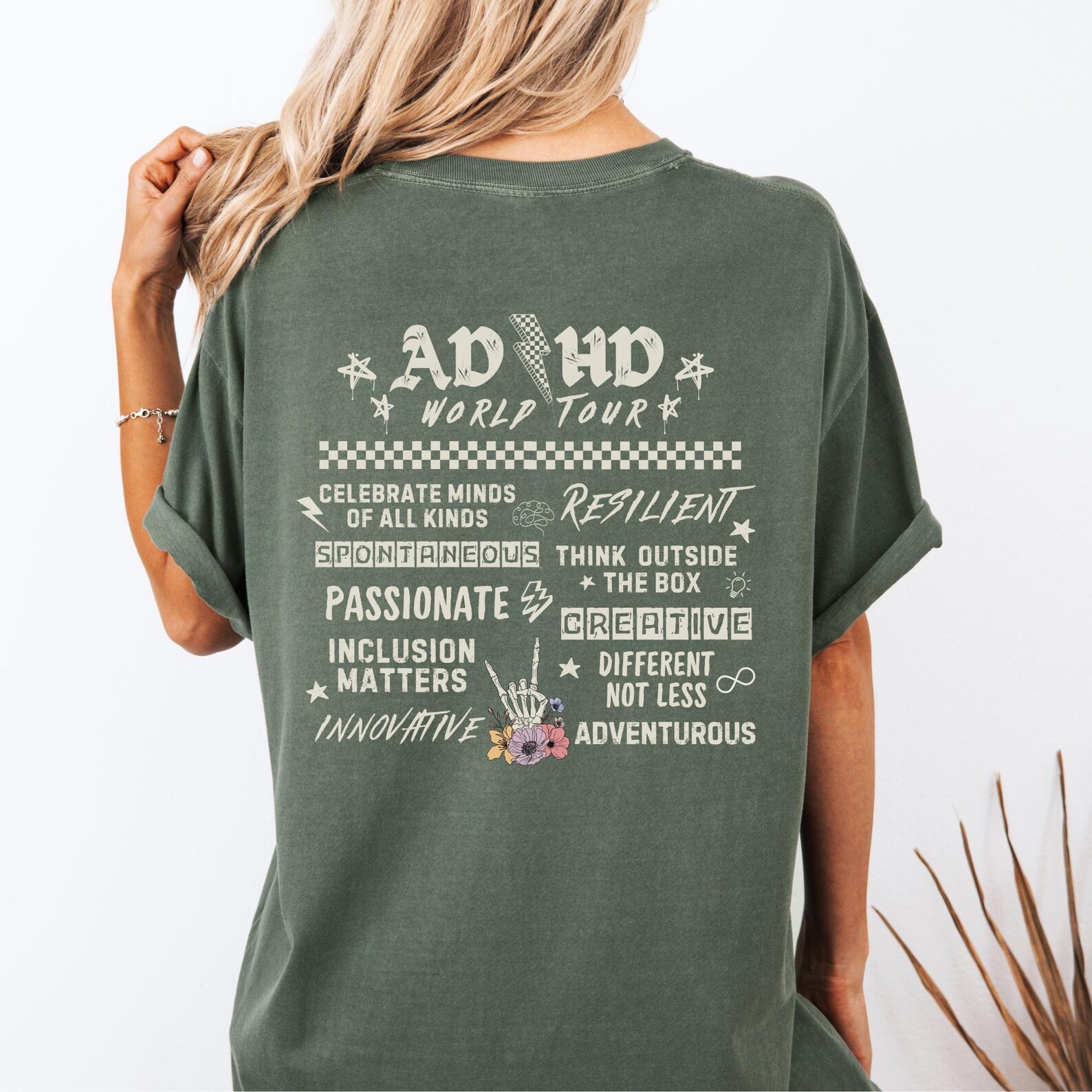 ADHD Shirt, ADHD Band Tee, Adhd Gifts, Neurodiversity Shirt, Neurospicy ...