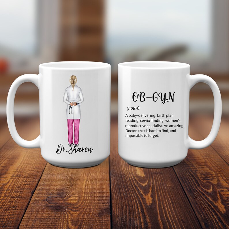Obgyn Mug Obgyn Gifts Resident Doctor Gift Personalized - Etsy