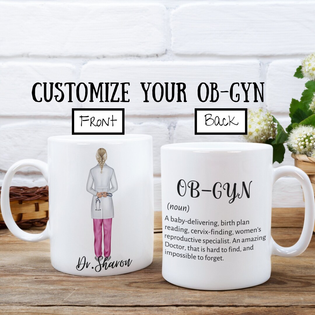 Obgyn Mug, Obgyn Gifts, Resident Doctor Gift, Personalized Obgyn, Baby ...