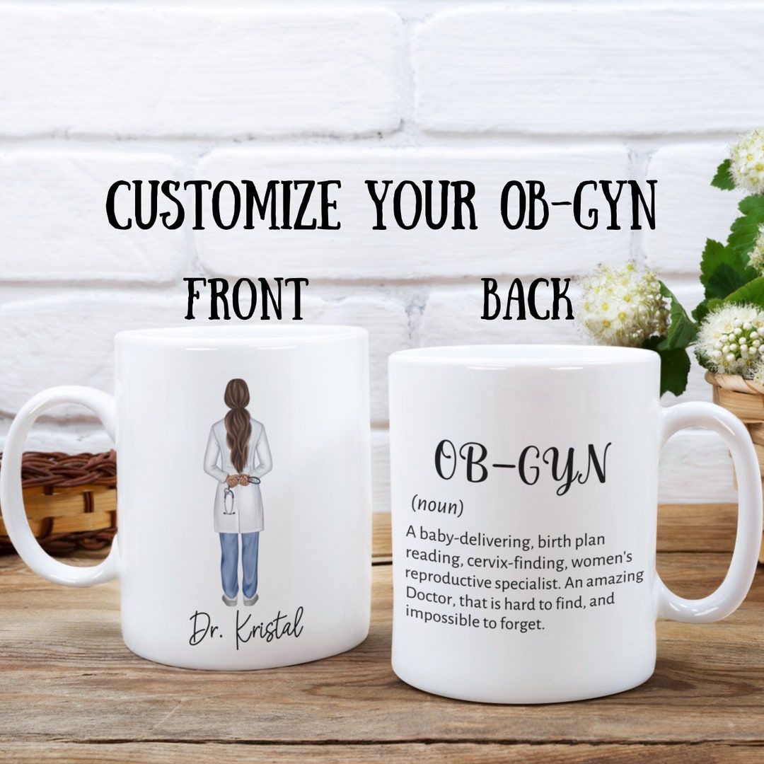 Obgyn Mug, Obgyn Gifts, Resident Doctor Gift, Personalized Obgyn, Baby ...