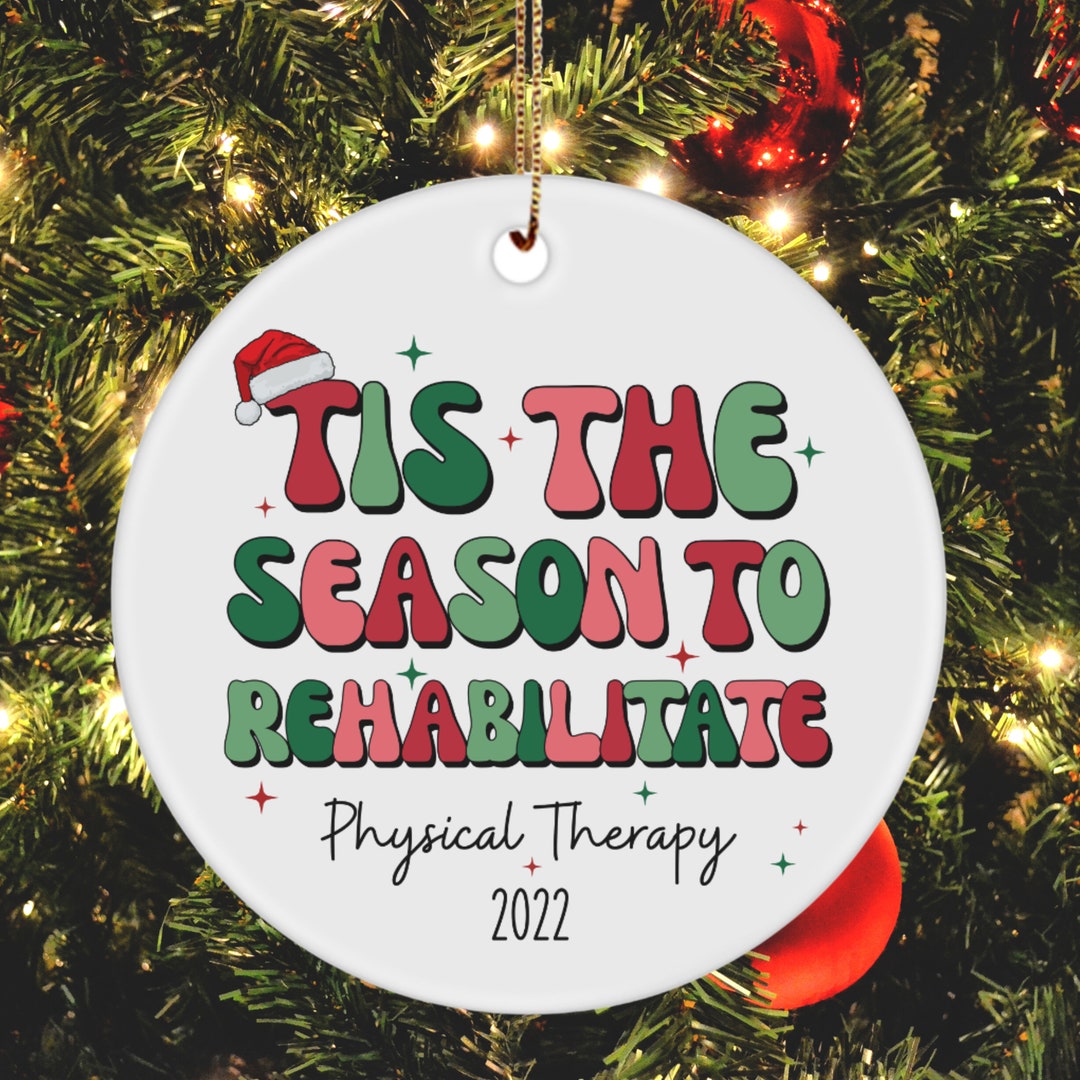 Physical Therapy, PT Christmas Ornament, Physical Therapy Gift, Physical Therapist Ornament, PT