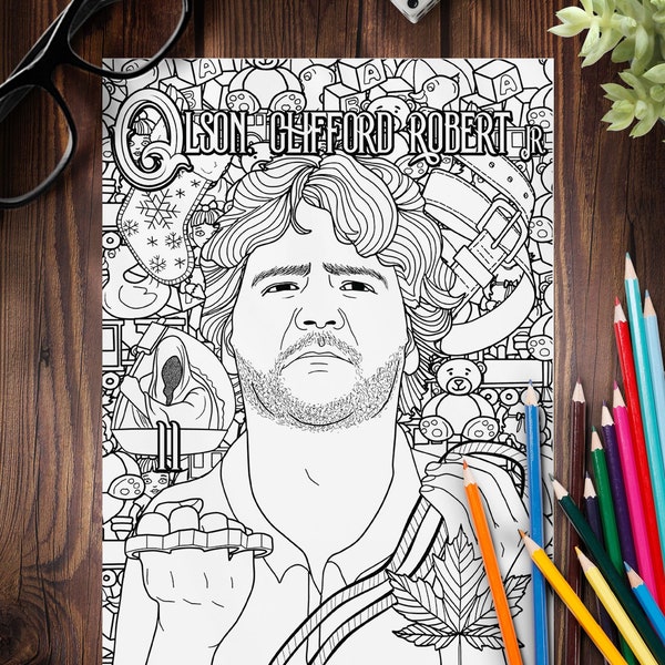 Bloody Alphabet Coloring Pages - Etsy