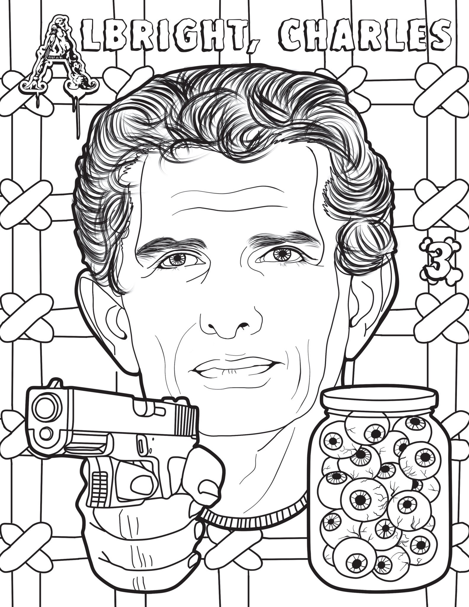 Serial Murder Coloring Pages