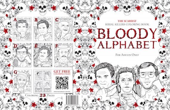 Download Downloadable Bloody Alphabet The Scariest Serial Killers Etsy