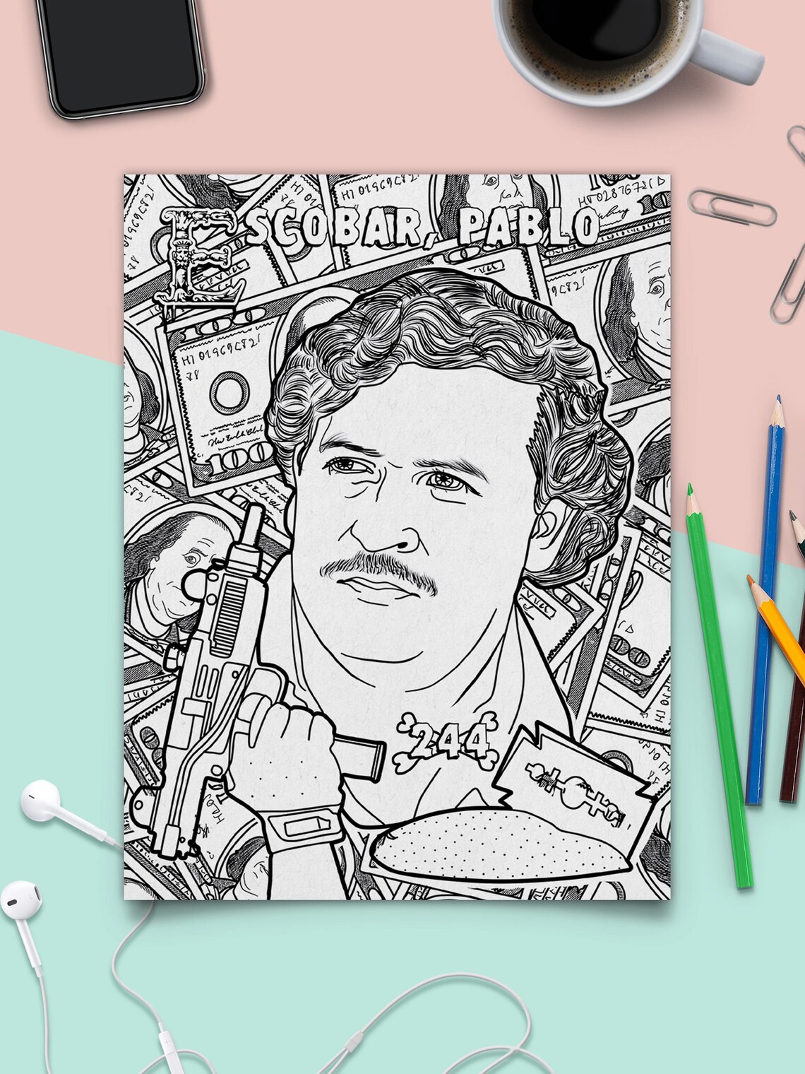 Downloadable BLOODY ALPHABET Scariest Serial Killers Coloring Etsy