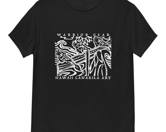 Outrigger Canoe, Warrior Gear T-Shirt by Artist Lanakila, Wearable Art, 808 HLA