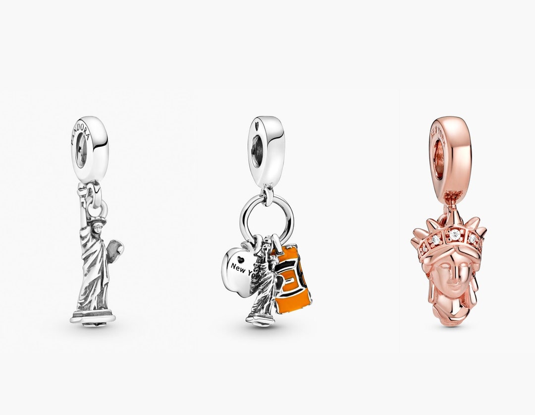 Charms Estatua Libertad Pandora Charms - Etsy España