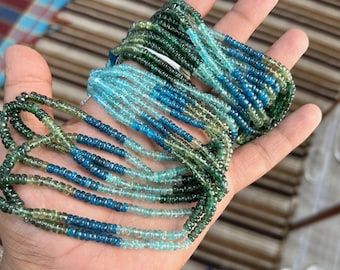 Filo Di Perle Di Quarzo Fum&eacute; Naturale Sfaccettato, Rotondo, Diametro 2 Mm Foro 04 Mm Circa 208 Perlefilo 1516