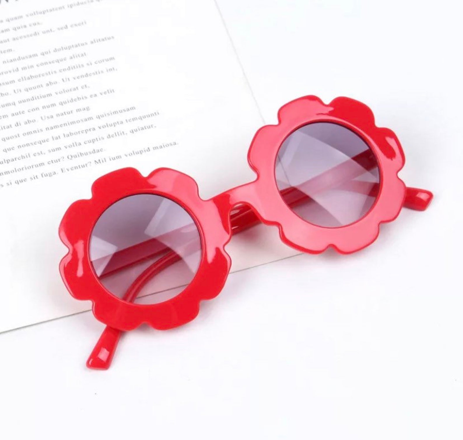 Flower Sunglasses for Kids and Toddlers Eyewear for Babies Etsy