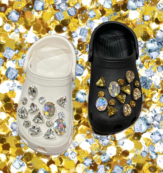  Bling Shoes Charms for Croc Shoes Decoration, Luxury