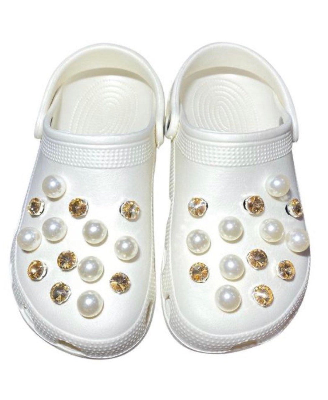 Clog charms Luxury Bling glitter Cluster Faux Druzy Gold, Silver
