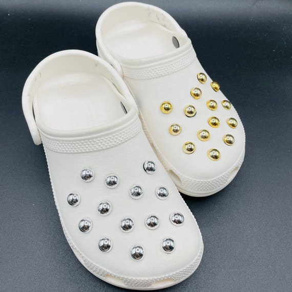 Crocs High Quality Gold and Silver Luxury Crystal Charms for 