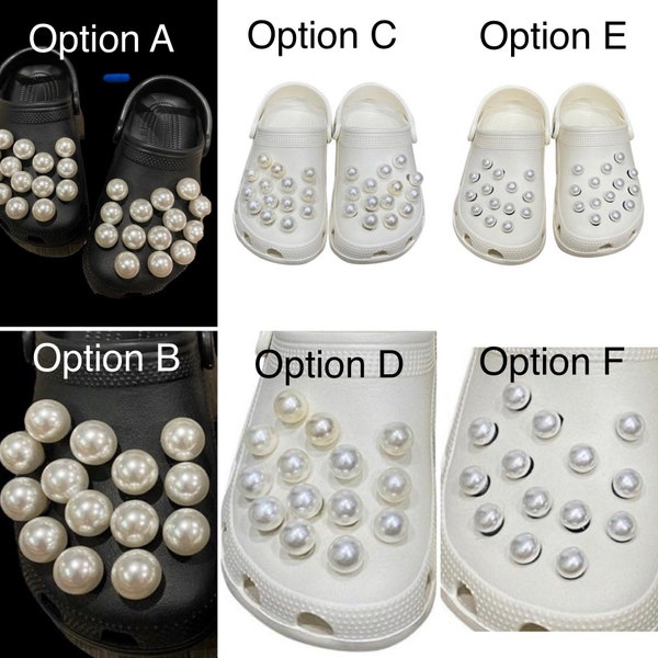 Crocs Pearl Accessories Charms of Shoe Decoration. Charms for your Crocs, Croc Accessories for Girls and Adult Women