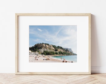 Beach-Goers In Cassis, France || Fine Art Travel Photography Print