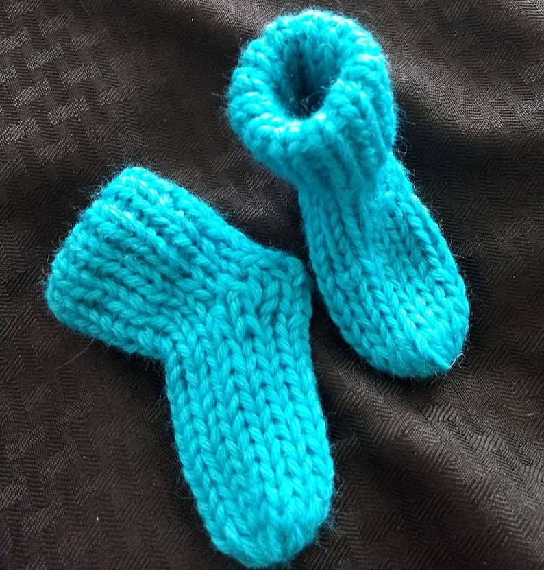 Knitted Baby Booties