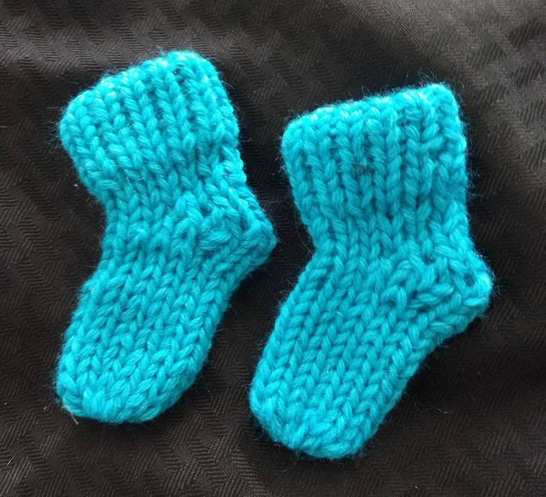 Knitted Baby Booties