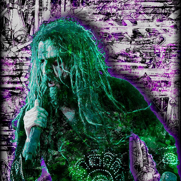 Rob Zombie Art Prints Etsy