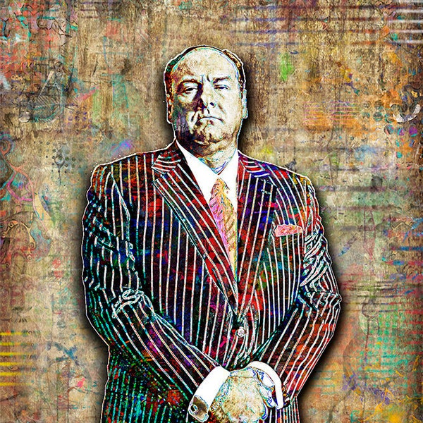 James Gandolfini Poster Etsy