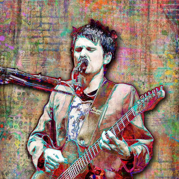 Matt Bellamy Print, Matt Bellamy Kunstwerk, Matt Bellamy Art, Matt Bellamy Poster für Muse Fans