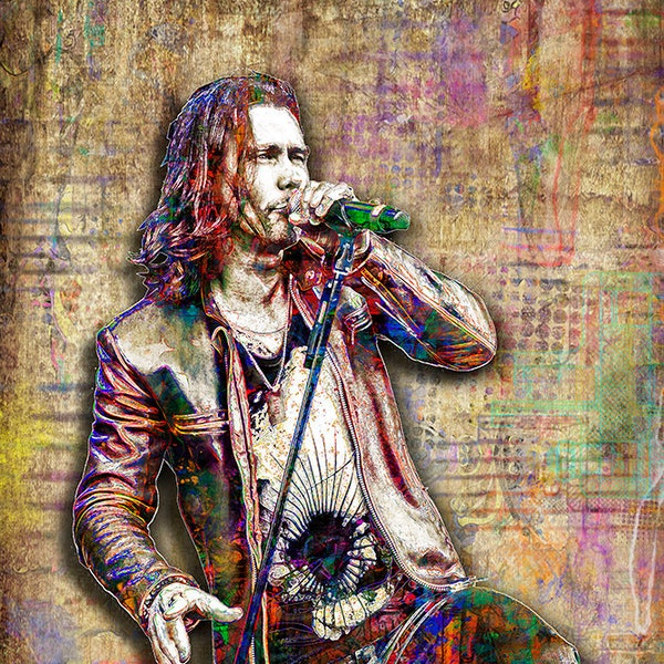 Myles Kennedy Print, Myles Kennedy Artwork, Myles Kennedy Art, Myles Kennedy Poster for Alter Bridge Fans