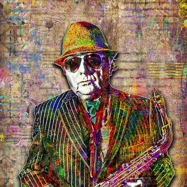 Van Morrison Print, Van Morrison Artwork, Van Morrison Tribute Art, Van Morrison Poster for Van Morrison Fans