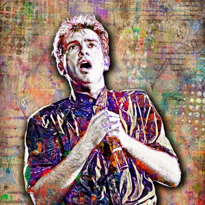 Peter Gabriel Print, Peter Gabriel Artwork, Peter Gabriel Art, Peter Gabriel Poster for Genesis Fans