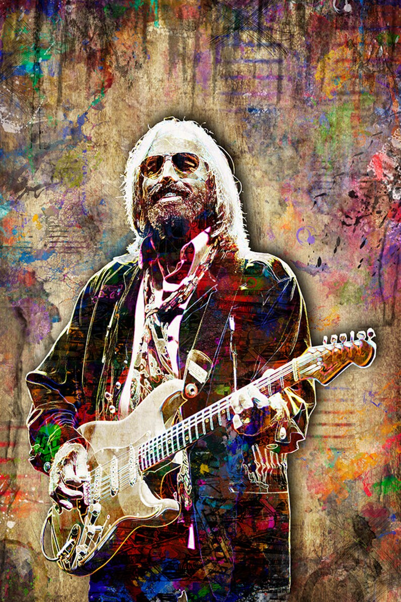 Tom Petty Print Tom Petty Artwork Tom Petty Tribute Art Tom - Etsy