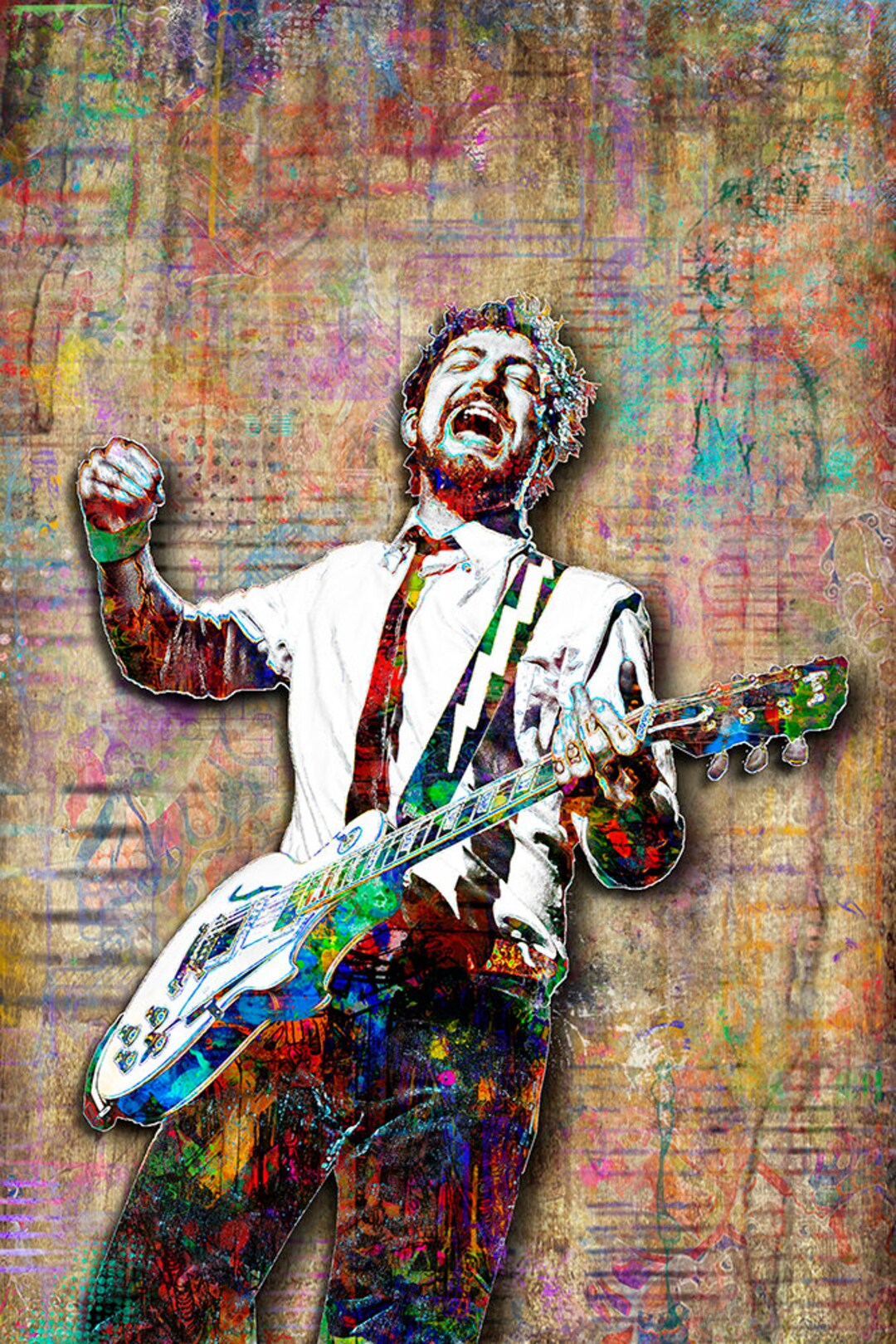 Frank Turner Print, Frank Turner Artwork, Frank Turner Art, Frank