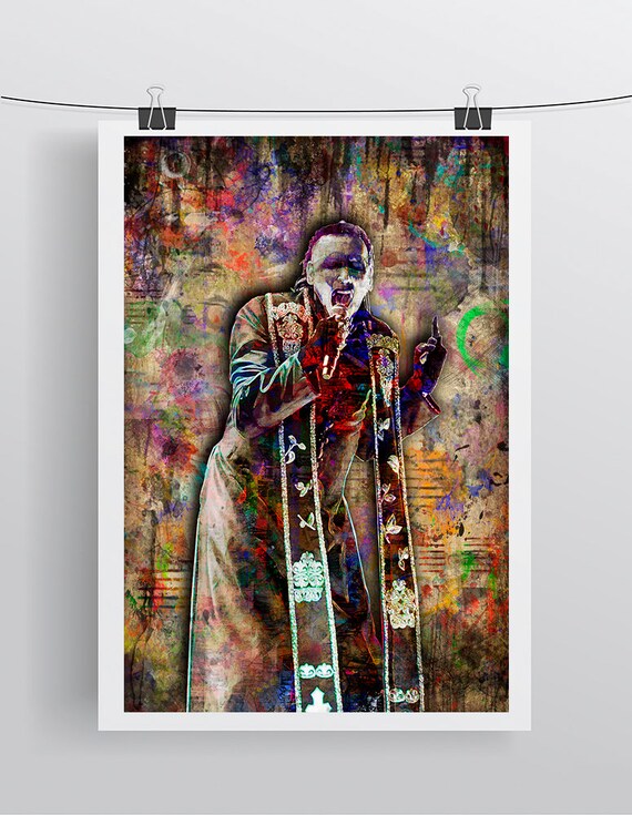 Marilyn Manson Print, Marilyn Manson Artwork, Marilyn Manson Art, Marilyn  Manson Poster for Marilyn Manson Fans - Etsy