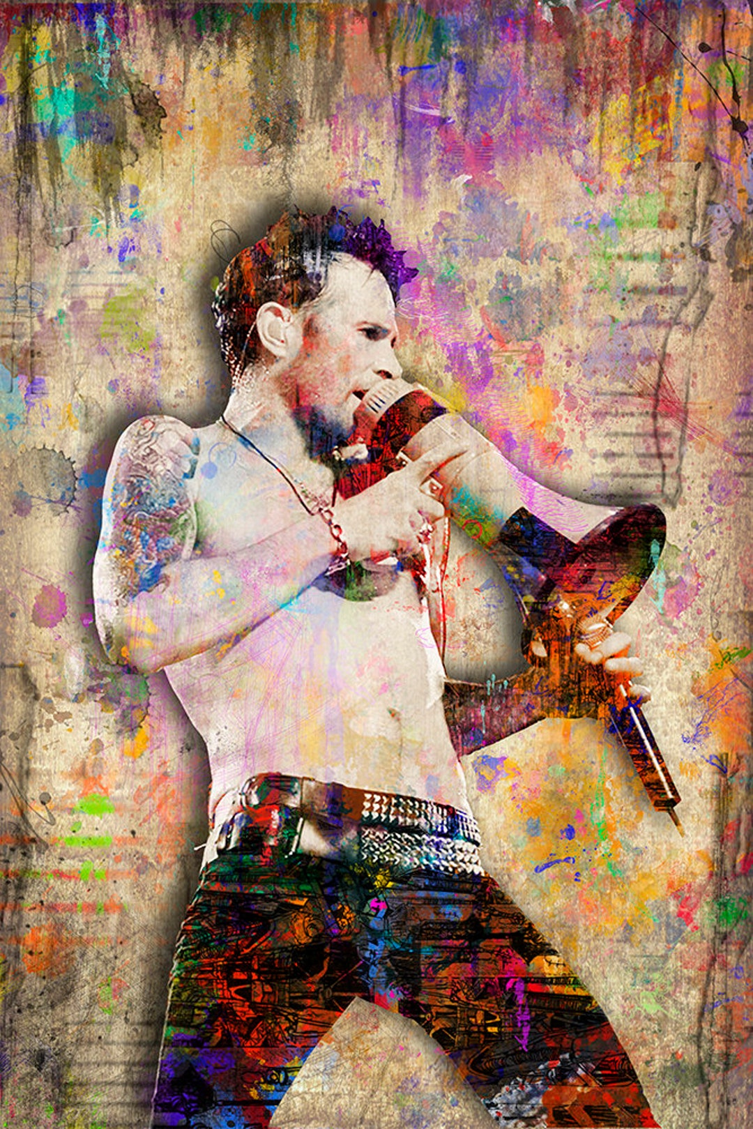Scott Weiland Print, Scott Weiland Artwork, Scott Weiland Tribute Art