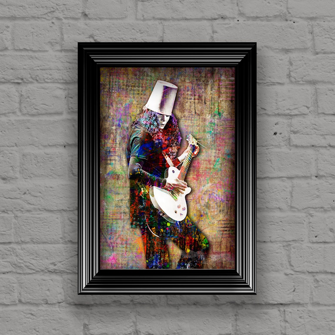 Buckethead Print Buckethead Artwork Buckethead Art - Etsy