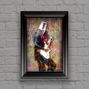 Buckethead Print, Buckethead Artwork, Buckethead Art, Buckethead Poster ...