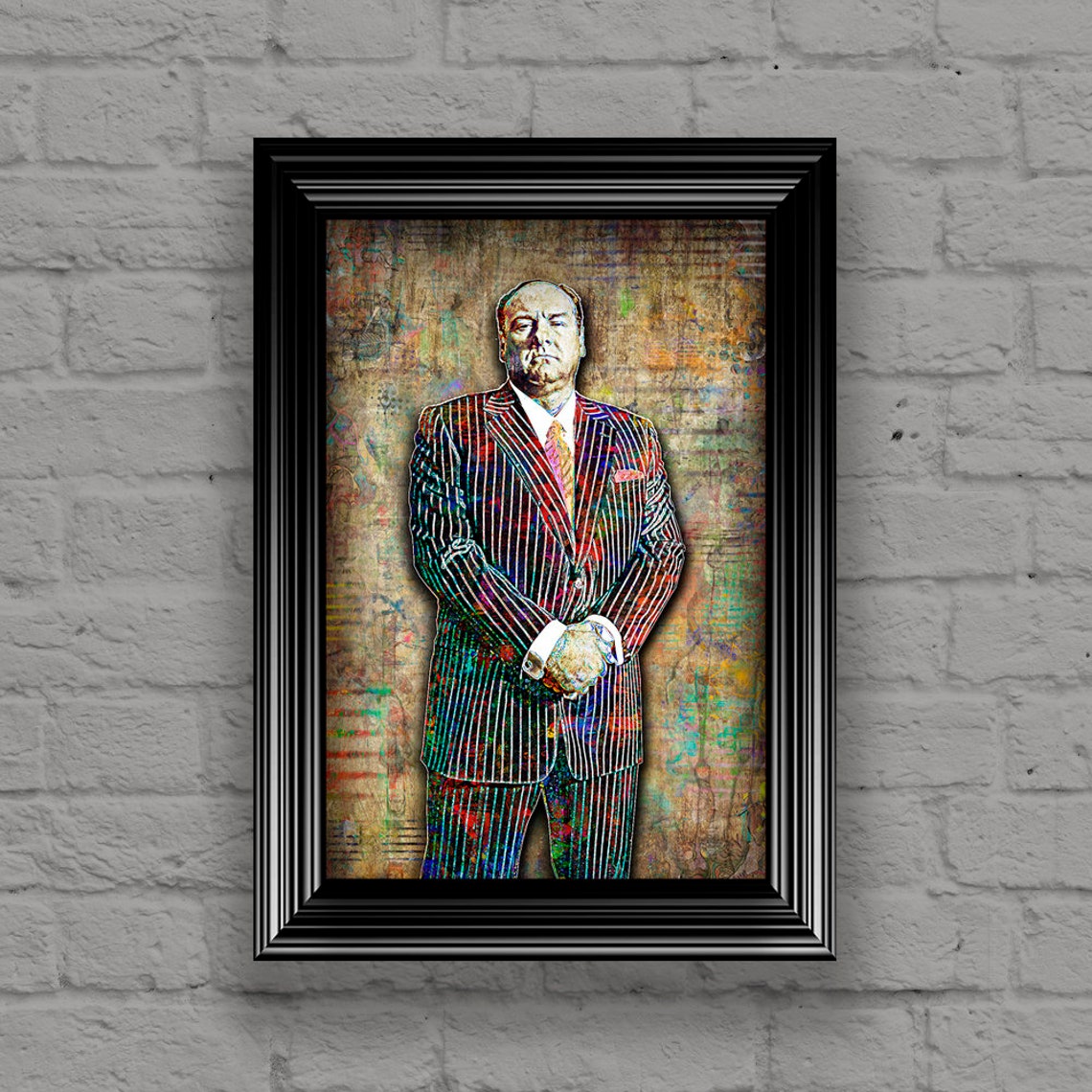 James Gandolfini Print James Gandolfini Artwork James Etsy