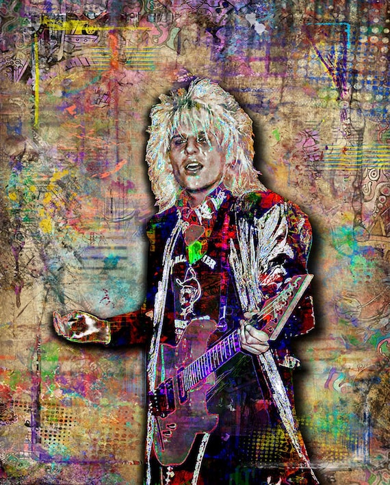 C.C. Deville Print C.C. Deville Artwork C.C. Deville Art Etsy